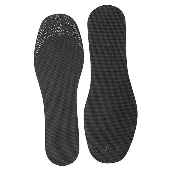 Стельки для обуви черные Антизапах р. 39-41 MiniMax, 2 пары