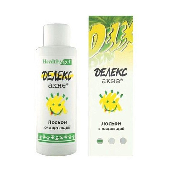 Очищающий лосьон от угрей Делекс-акне, 100 мл.