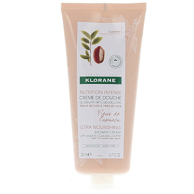 Увлажняющий крем для душа Цветок купуасу Klorane, 200 мл
