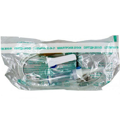 Система инфузионная гравитационная для внутривенного введения растворов Паклитаксел