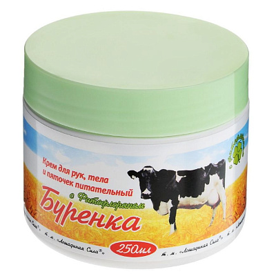 Буренка крем для рук, тела и пяточек с фитофлораном Лошадиная сила (Хорс Форс), 250 мл