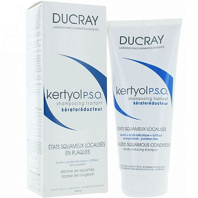 Шампунь, уменьшающий шелушение кожи головы Ducray Kertyol PSO, 125 мл
