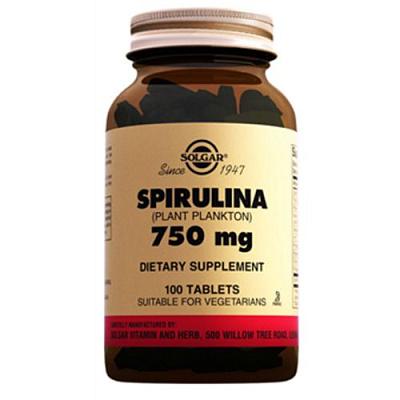 «Спирулина 750 мг» от Solgar