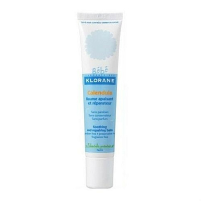 Бальзам Bebe смягчающий восстанавливающий с календулой Klorane, 40 мл