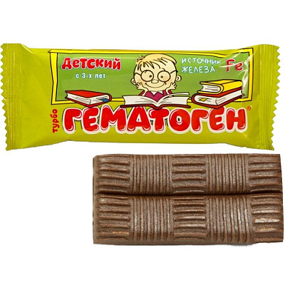 Гематоген детский турбо школьник, 30 г