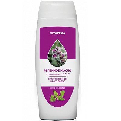 Репейное масло с крапивой для волос Vitateka, 100 мл