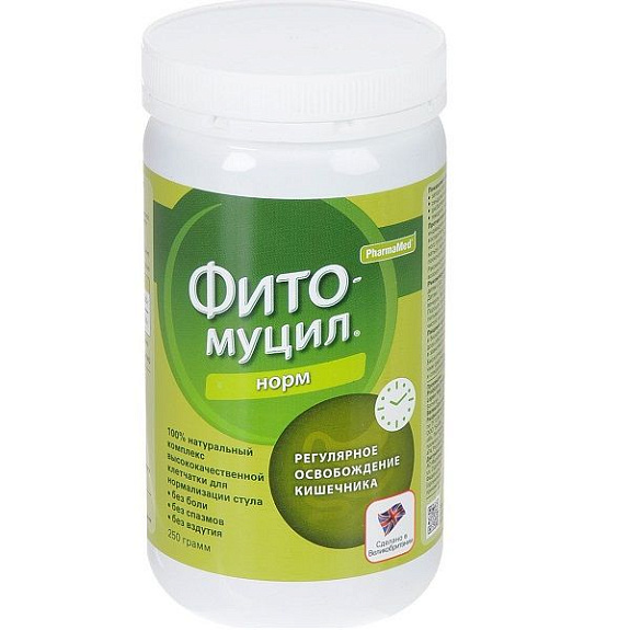 Средство для нормализации моторики кишечника Фитомуцил Норм, 250 г