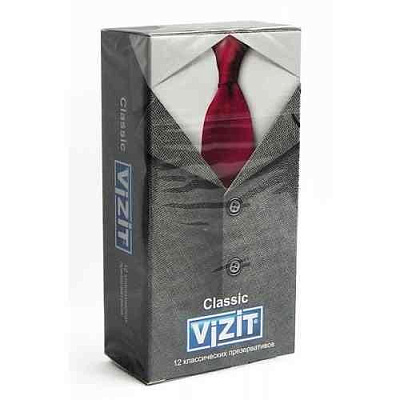 Презервативы classic классические Vizit, 12 шт