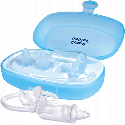 Аспиратор назальный с двумя насадками Canpol Babies 0+ 5/119