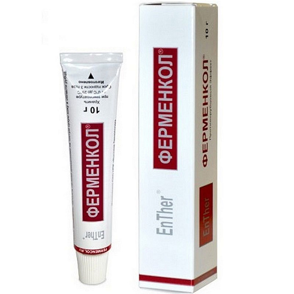 Гель для коррекции рубцов и шрамов Ферменкол Enther, 10 г