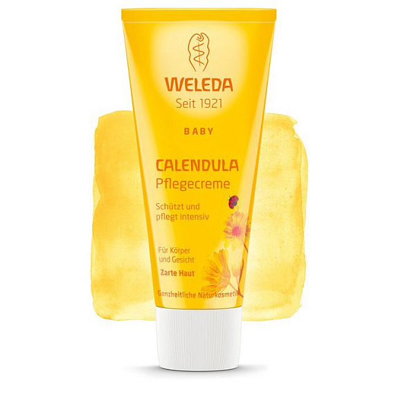 Крем для тела baby с календулой Weleda, 75 мл