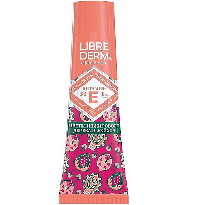 Крем-антиоксидант для рук Librederm Витамин Е Цветы инжирового дерева и фейхоа, 30 мл