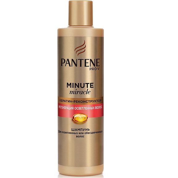Шампунь Pantene Pro-V Minute Miracle Регенерация осветленных волос, 270 мл