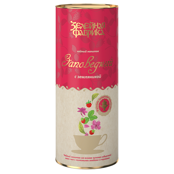 Чайный напиток Заповедный с земляникой Зелейная фабрика Арт Лайф, 75 г