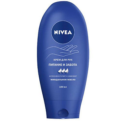 Крем для рук питание и забота Nivea Hand, 100 мл