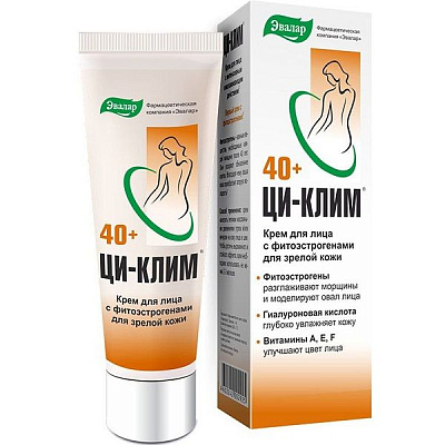 Крем для лица Ци-Клим с фитоэстрогенами для зрелой кожи, 50 мл