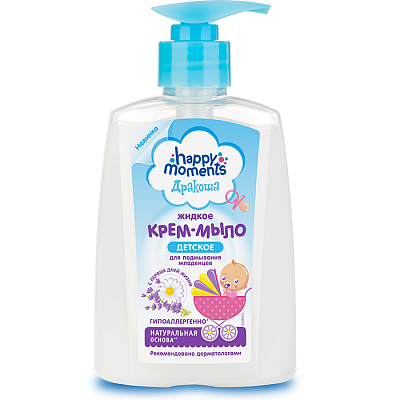 Крем-мыло детское для подмывания младенцев Дракоша, 250 мл