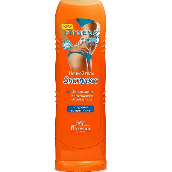 Ночной гель-экспресс для похудения во время сна Fitness Body, 125 мл
