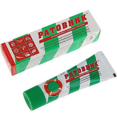 Косметический бальзам при различных повреждениях кожи Ратовник, 30 г