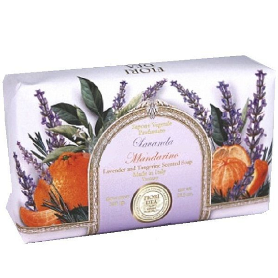 Мыло кусковое парфюмированное Fiori Dea Лаванда и мандарин, 300 г