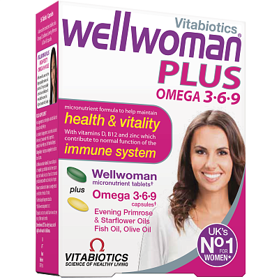 Витаминно-минеральный комплекс Wellwoman 30+ для женщин 1078 мг, 28 шт + 671 мг, 28 шт