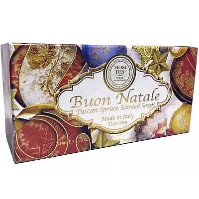 Набор кускового мыла Fiori dea тосканская пихта, 6 шт х 50 г