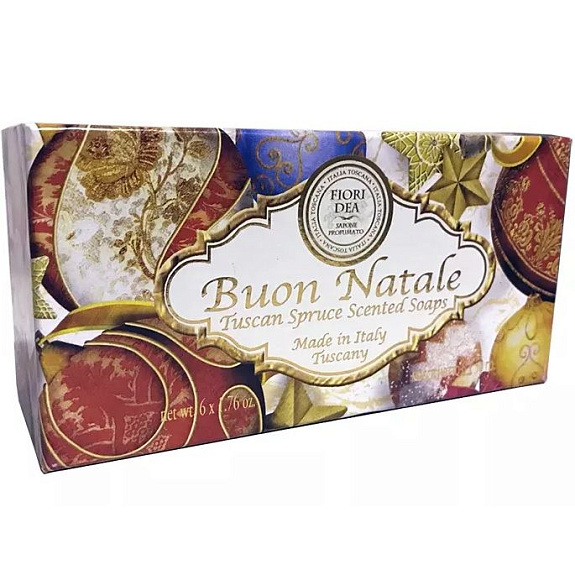 Набор кускового мыла Fiori dea тосканская пихта, 6 шт х 50 г