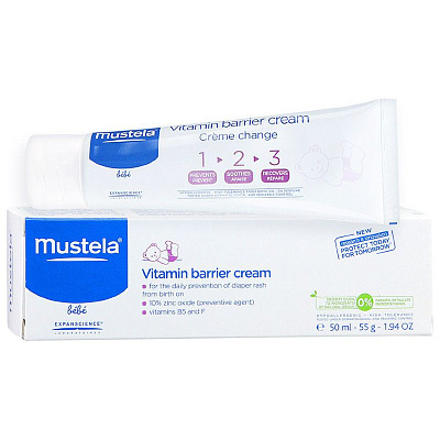 Крем под подгузник 1 2 3 Mustela, 50 мл