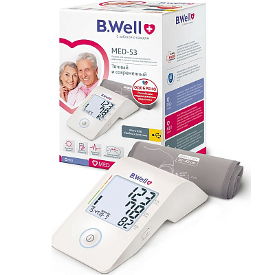 Автоматический тонометр на плечо B.Well Med-53 размер M-L