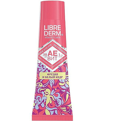 Питательный крем для рук Librederm Аевит Фрезия и белый кедр, 30 мл