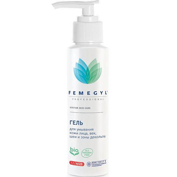 Гель для умывания кожи лица, век, шеи и зоны декольте Femegyl, 100 мл