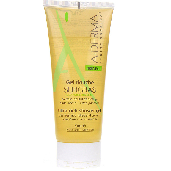 Питательный очищающий гель для тела A-Derma Ultra-Rich Shower Gel, 200 мл