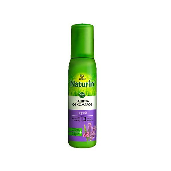 Спрей от комаров Gardex Naturin, 100 мл (N003)