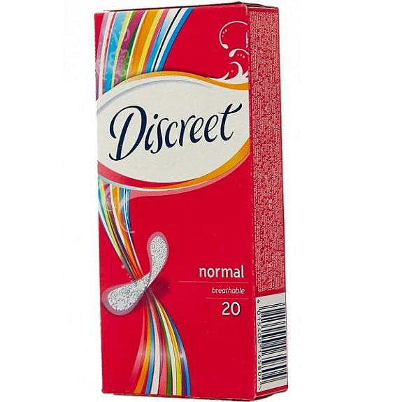 Ежедневные прокладки Discreet Normal, 20 шт