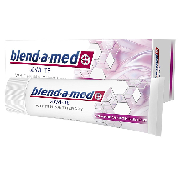 Зубная паста Blend-a-Med 3D White Whitening Therapy Отбеливание для чувствительных зубов, 75 мл