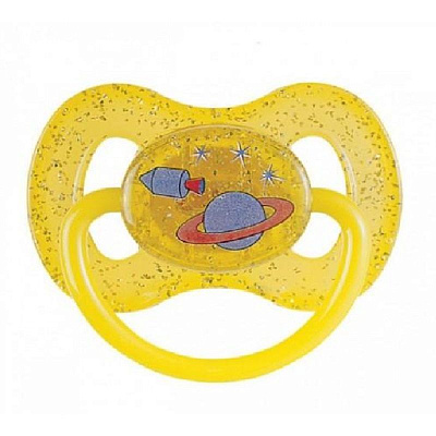 Пустышка латексная круглая Space 6-18 мес. Canpol Babies, 1 шт