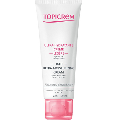 Ультраувлажняющий легкий крем Topicrem, 40 мл