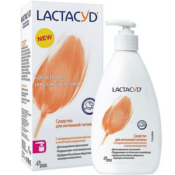 Деликатное средство для интимной гигиены Lactacyd, 200 мл