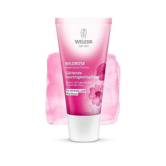 Разглаживающий увлажняющий крем-уход для лица Weleda, 30 мл