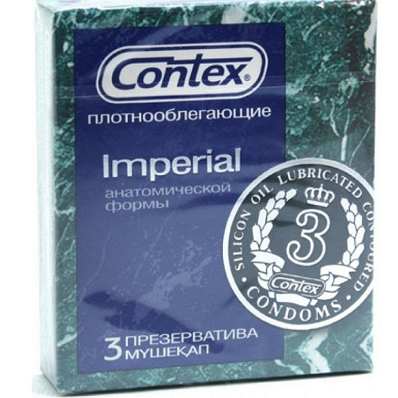 Презервативы Imperial плотнооблегающие анатомической формы Contex, 3 шт