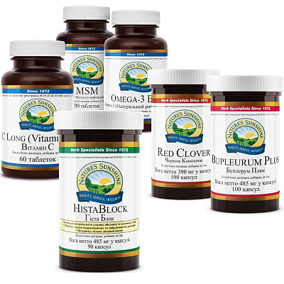 Набор "Стоп аллергия" Kit Stop Allergies NSP, 6 шт