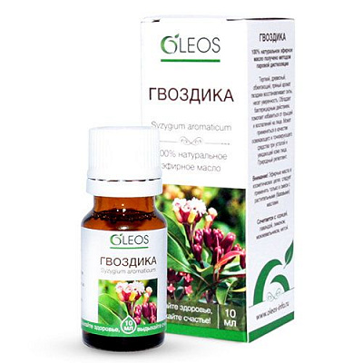 Эфирное масло гвоздики Oleos, 10 мл