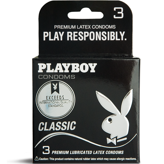 Презервативы классические Playboy Classic, 3 шт