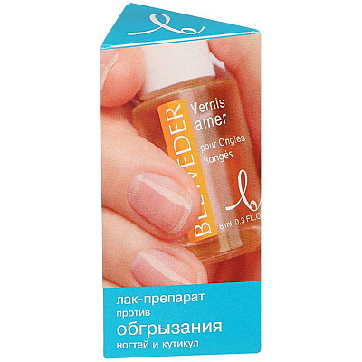 Лак-препарат против обгрызания ногтей и кутикул Belweder, 8 мл