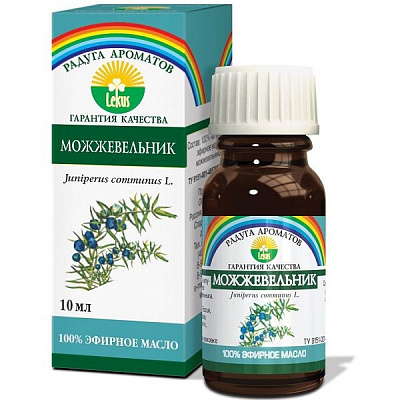 Эфирное масло 100% можжевельник Лекус, 10 мл