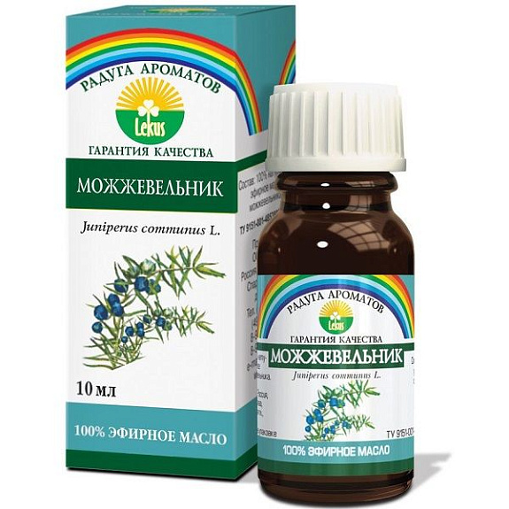 Эфирное масло 100% можжевельник Лекус, 10 мл