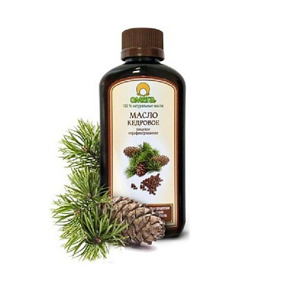 Кедровое масло для укрепления организма и снижения уровня холестерина, 200 мл