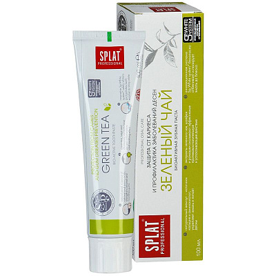 Зубная паста зеленый чай Splat, 100 мл