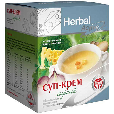 Суп-крем сырный с витаминами и триглицеридами Арт Лайф, 10 шт