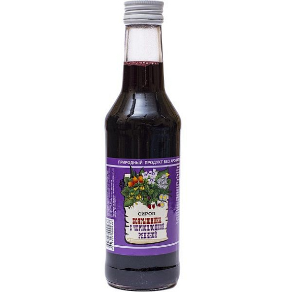 Сироп боярышника с черноплодной рябиной для здоровья сердечно-сосудистой системы, 250 мл
